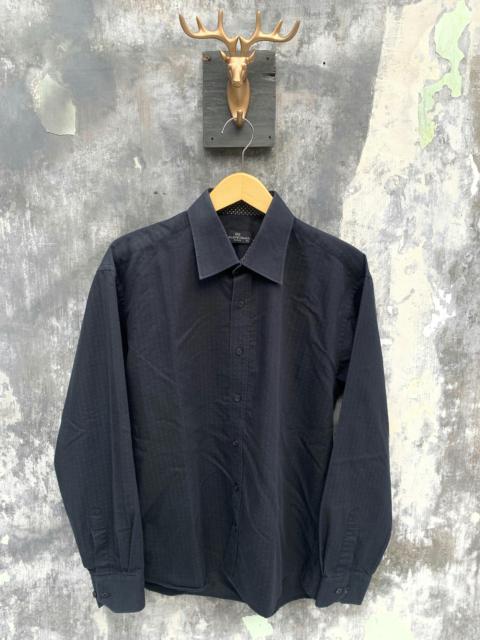 BALENCIAGA Balenciaga Polkadot Black Longslevee Shirt
