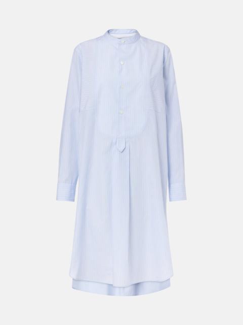 Bottega Veneta Striped cotton poplin shirt dress