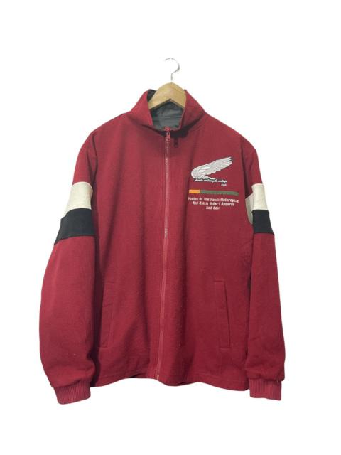 Other Designers HONDA MOTORCYCLE VINTAGE REVERSIBLE FLEECE JACKET