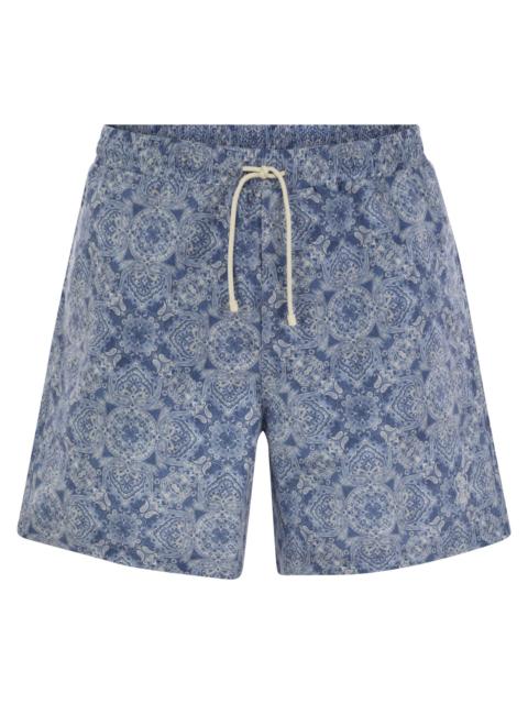Brunello Cucinelli Brunello Cucinelli Men Beach Swimsuit With Paisley Design