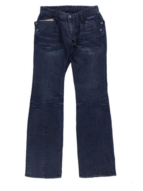 Other Designers If Six Was Nine - Nicole Club for Men Leather Pocket Flared Pants