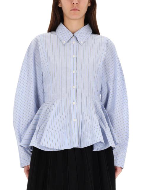 GANNI Ganni Women Striped "Peplum" Shirt
