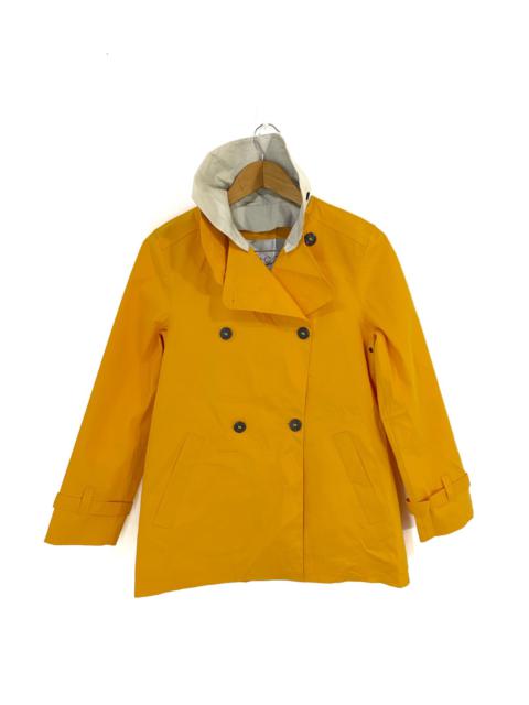 Other Designers Luxury - Hancock Raincoat Double Breast With High Collar Design