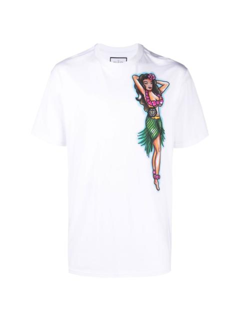 PHILIPP PLEIN graphic-print short-sleeve T-shirt