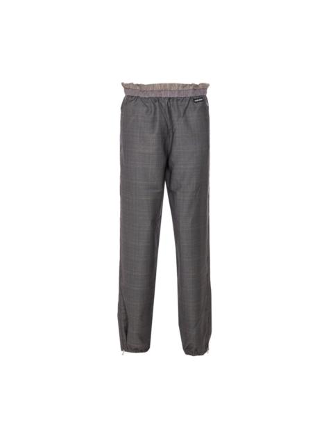 Miu Miu Miu Miu Women Miu Miu Logo Prince Of Wales Trousers
