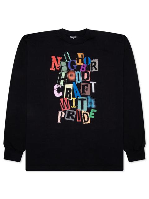 NEIGHBORHOOD NH L/S TEE 11 - BLACK