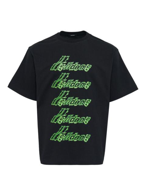 We11done Black Multilogo T-Shirt