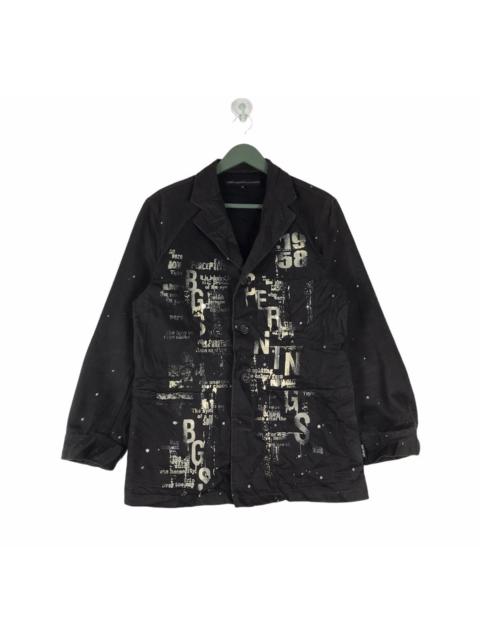 Other Designers Japanese Brand - Berning Sho japan punk inspired jacket paint dot design