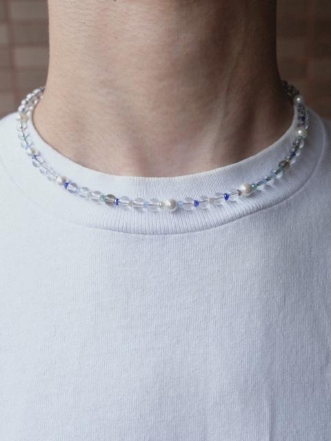 Other Designers Handmade Fresh Water Style Glass Beads Necklace 16.1in