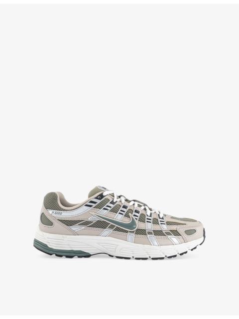 Nike P-6000 Leather and Mesh Trainers