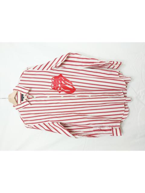 Comme Des Garçons SS06 Red Striped Shirt