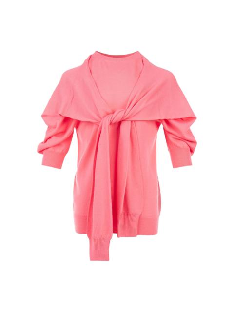 ISSEY MIYAKE Four-Sleeved Wool Top