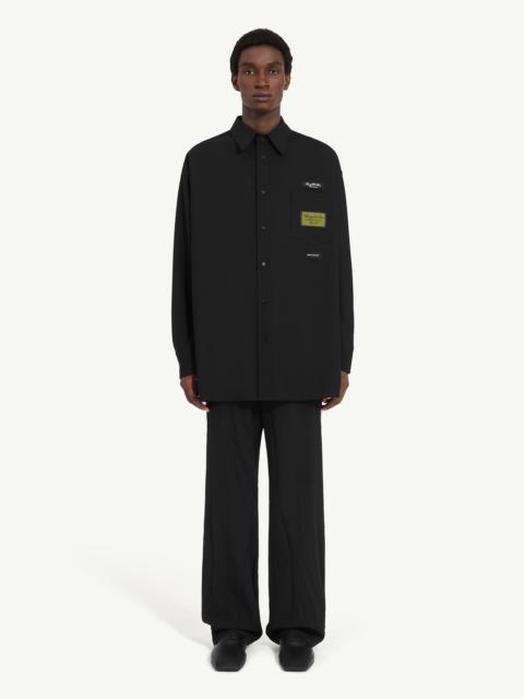 MM6 Maison Margiela Tailored wool-blend shirt