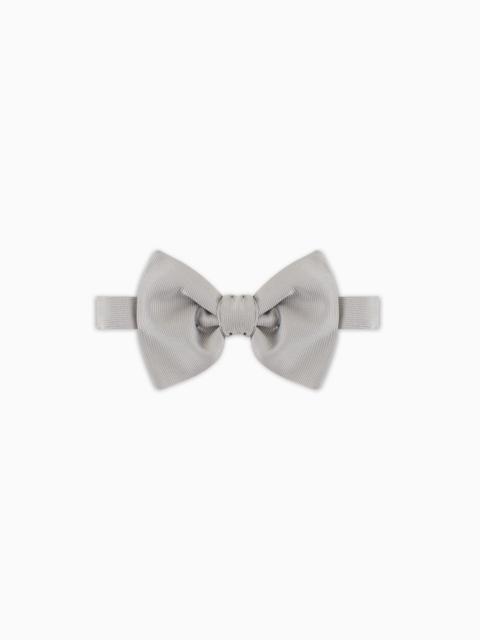 GIORGIO ARMANI Pure silk knotted bow tie