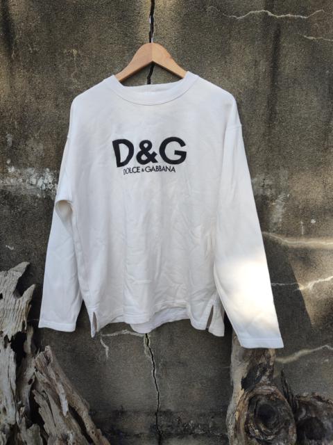 Dolce & Gabbana Dolce & Gabbana Big Logo Spellout Embroidered Sweatshirt