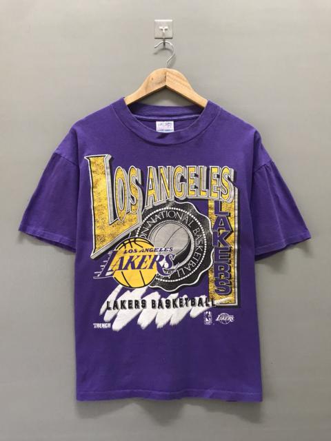 Other Designers Vintage Los Angeles Lakers Trench Single Stitch T-shirt