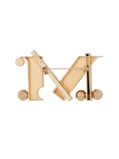 Max Mara Max Mara Women Monogram Brooch