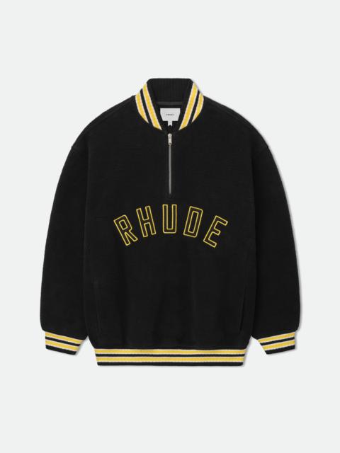 Rhude RHUDE QUARTER-ZIP VARSITY