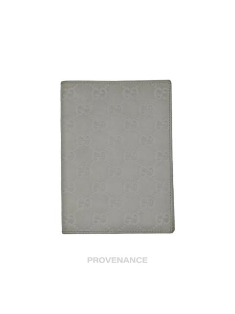 GUCCI Gucci Notebook Cover - Ivory Guccissima Leather