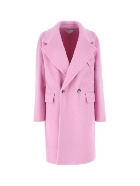 Bottega Veneta Woman Pink Wool Blend Coat