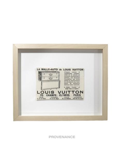 Louis Vuitton Louis Vuitton Antique Newsprint Ad - MALLE-AUTO Birch