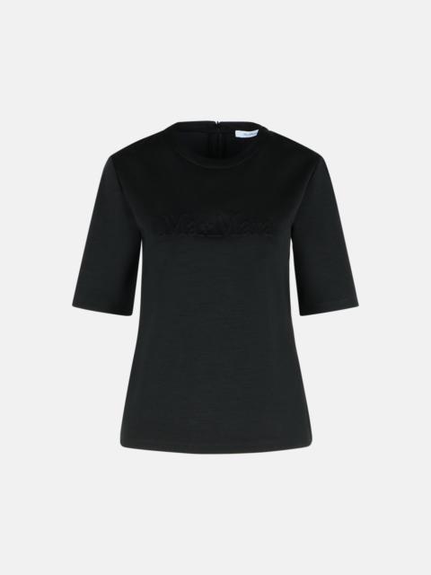 Max Mara 'PETER' BLACK WOOL T-SHIRT