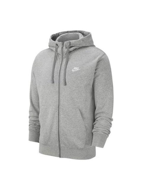 Nike Nike Logo Printing Casual Sport ThermalHoodie Jacket Men's Grey BV2648-063