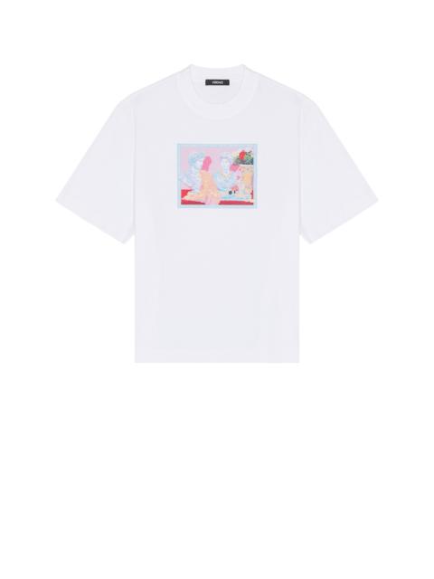 VERSACE Gallery Print Tee