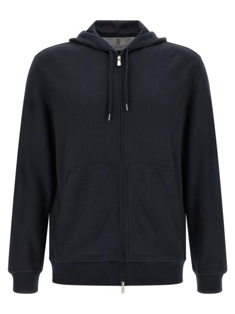 Brunello Cucinelli Brunello Cucinelli Men Cashmere And Silk Hoodie