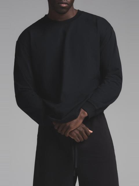 SKIMS SKIMS Relaxed Fit Long Sleeve T-Shirt in Obsidian at Nordstrom