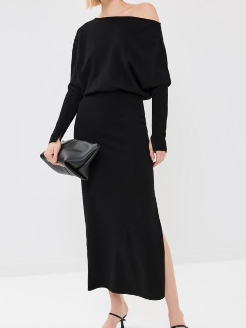SIMKHAI Janese Off Shoulder Midi Dress