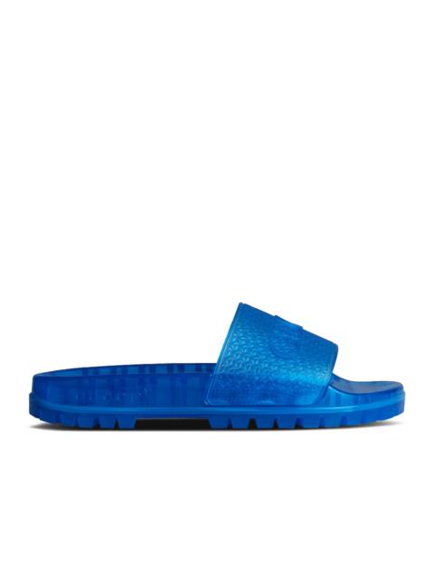 adidas GUCCI X ADILETTE SLIDE SANDAL 'TRANSPARENT BLUE'