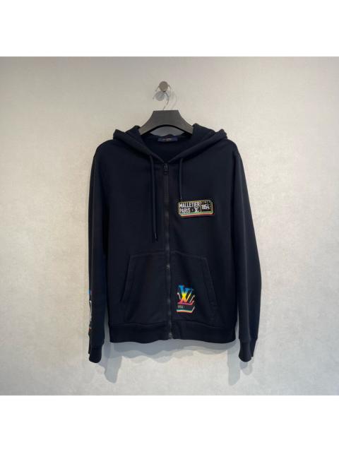 Louis Vuitton Louis Vuitton Rainbow Logo Print Hooded Jacket