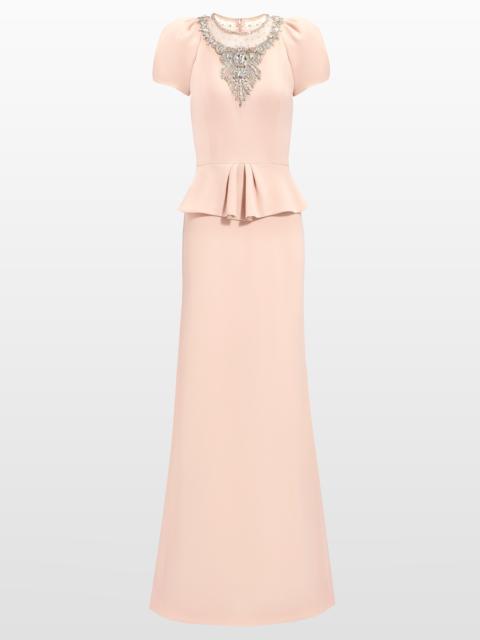 JENNY PACKHAM Jenny Packham Nocturne Maxi Dress in Morganite at Nordstrom
