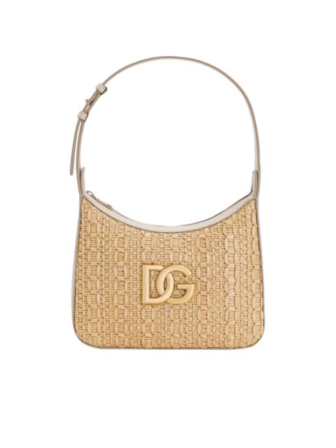 rafia crochet shoulder bag