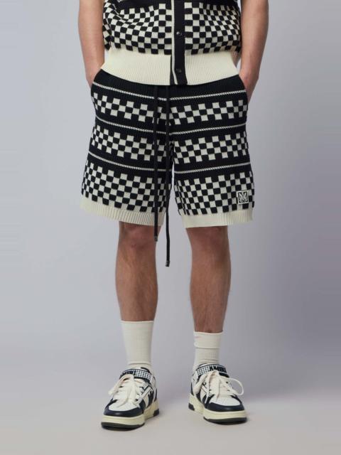 AMIRI Checkered Mesh Short