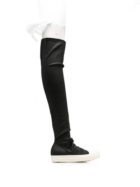 Rick Owens DRKSHDW Rick Owens Drkshdw Women Over-The-Knee Denim Boots
