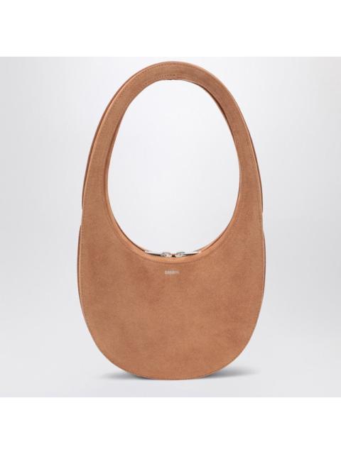 Coperni Brown Suede Leather Swipe Bag Women
