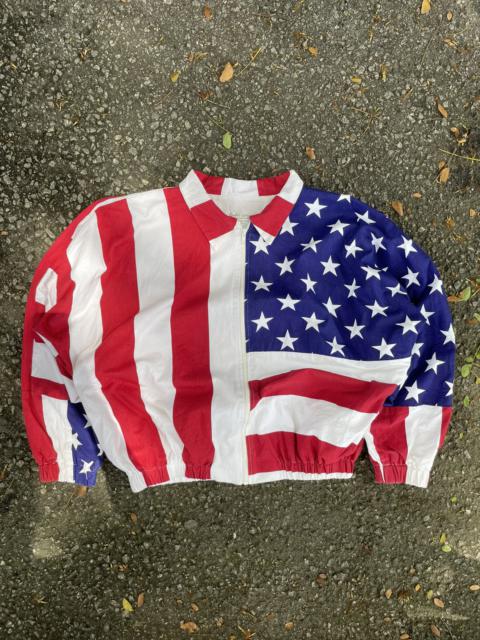 Other Designers Vintage - ‼️RARE‼️ American Flag Fullprint Jacket