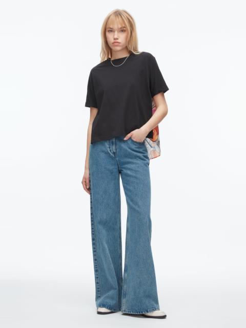3.1 Phillip Lim Short Sleeve Tee with Floral Collage Combo