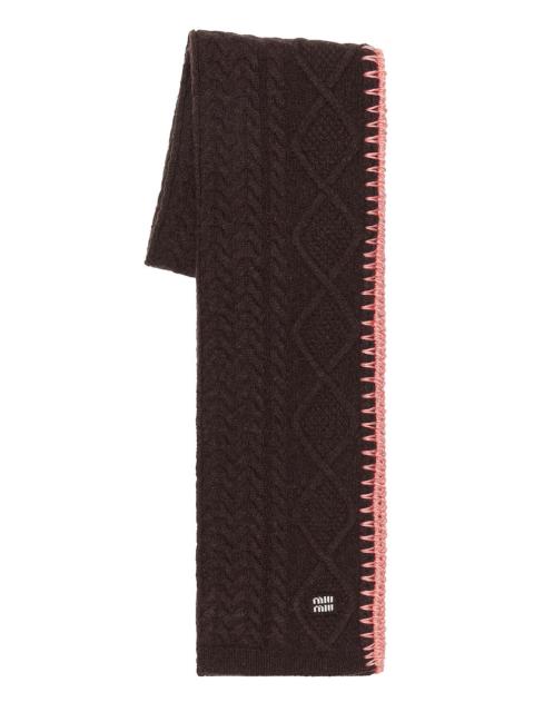 Miu Miu Maglia Aran Scarf