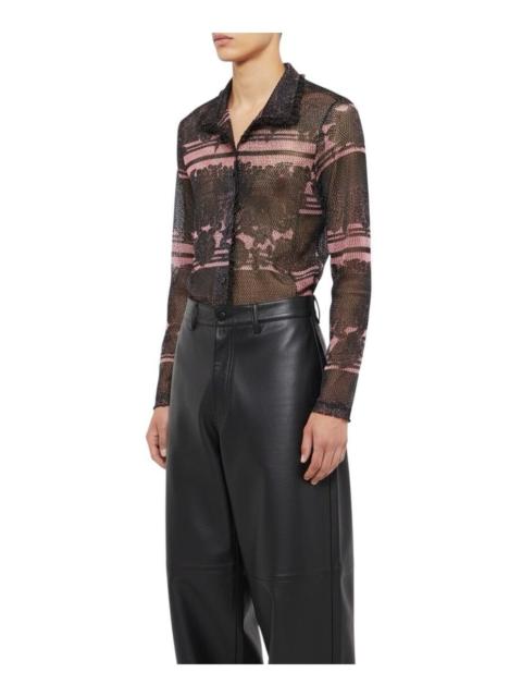 Other Designers Japanese Brand - Insanely Jean Paul Gaultier Style Fishnet Mesh Top