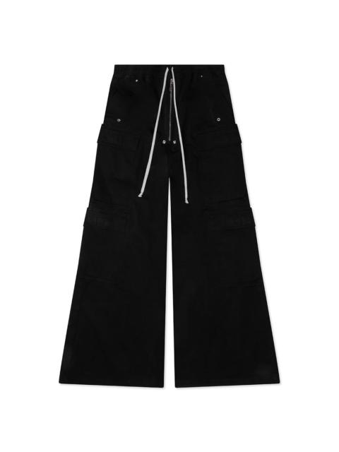 Rick Owens DRKSHDW DOUBLE CARGO JUMBO BELAS PANTS - BLACK