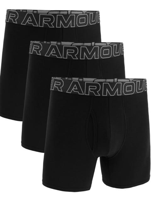 Under Armour Under Armour Men's UA Performance Cotton 6” Boxer Briefs – 3 Pack