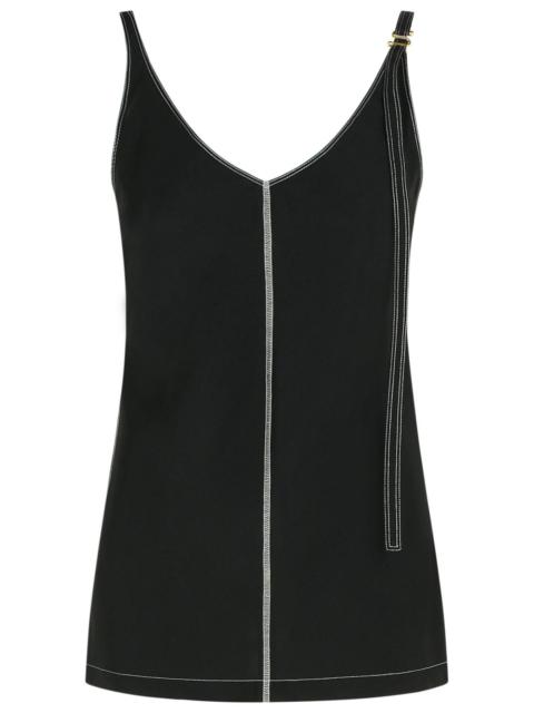 Sportmax Sportmax 'WASER' Black Viscossa Tank Top