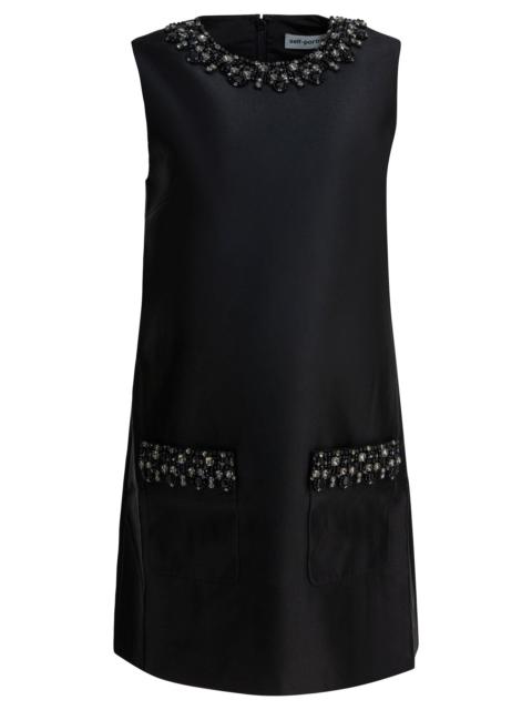 self-portrait Self-portrait Embellished Sheath Dress