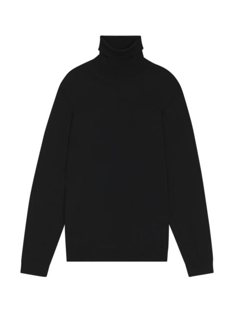 BOSS SLIM-FIT ROLL-NECK SWEATER IN MERCERIZED VIRGIN WOOL