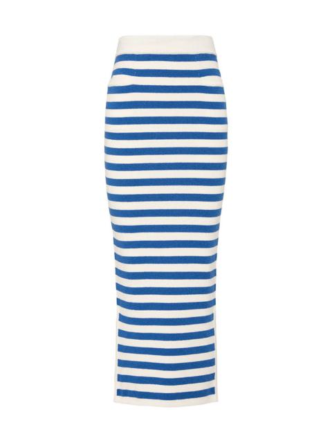 POSSE Ari Skirt Blue Stripe
