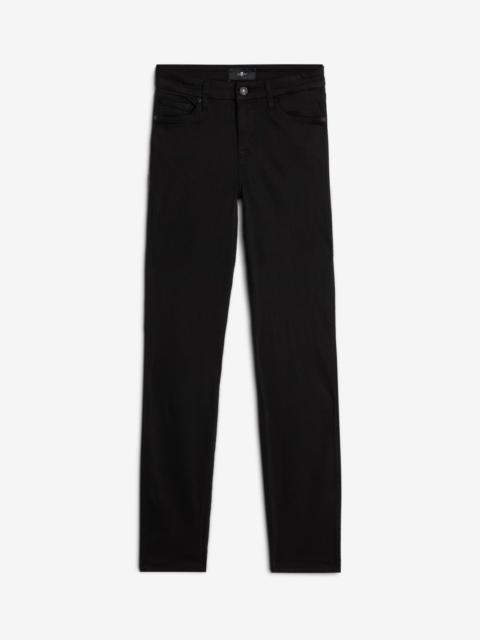 7 For All Mankind B(air) Kimmie Straight in Rinsed Black