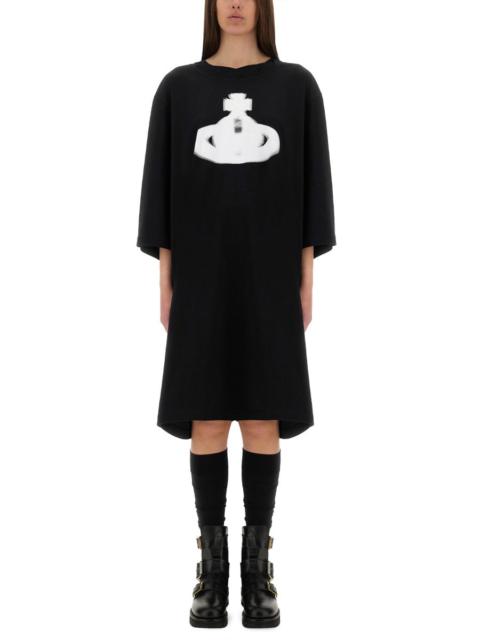 Vivienne Westwood Women "Halftone Orb Isla" T-Shirt Dress